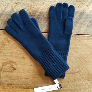 Marc Jacobs Cashmere Gloves - Navy